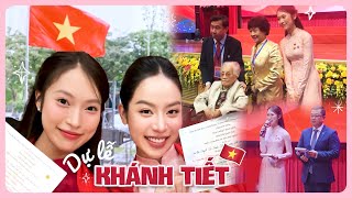 Đi Làm Các Sự Kiện Nước Nhà: Gặp Madam Nguyễn Thị Bình, Dẫn Song ngữ, Tiệc Khánh tiết | VyLog
