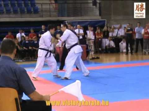 2010 Shinkyokushin EC Logrono: Valeri Dimitrov - Tsiteladze Rati, men 90 kg