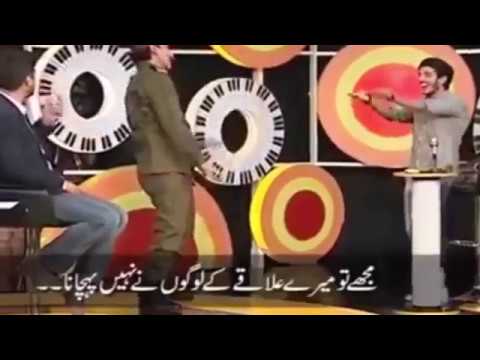 Mian Afzal Of NIrgoli in new uniform, Mazaaq Raat, 2017