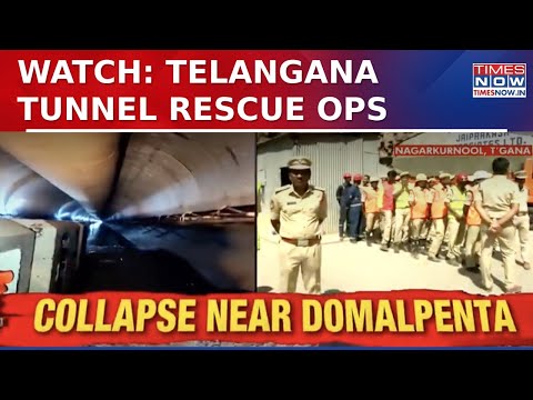 Telangana Tunnel Collapse: 8 Workers Still Trapped, 48 Hours & Counting, No Breakthrough
