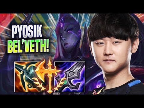 PYOSIK FIRST TIME PLAYING NEW CHAMPION BEL'VETH! - DRX Pyosik Plays Bel'veth JUNGLE vs Viego!