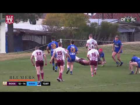2018 Canberra RL - First Grade Minor Semi Final Highlights - Queanbeyan Kangaroos v West Belconnen