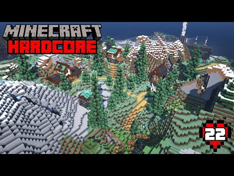 Minecraft 1.17 Hardcore Let's Play - Landscaping my Base! - Episode 22