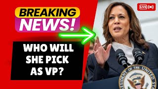 Kamala Harris Last Minute VP Pick- Who Will It Be? #kamalaharris #politics #election
