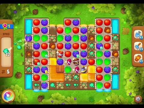 GardenScapes Level 3783 no boosters (12 moves)