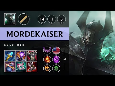 Mordekaiser Mid vs Yasuo: Legendary - NA Master Patch 14.18