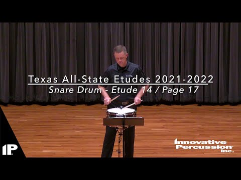 TMEA 2021-2022 / Percussion Etudes / Snare Drum