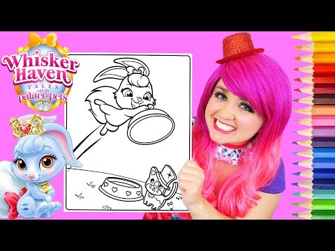 Coloring Whisker Haven Berry Bunny Coloring Page Prismacolor Pencils | KiMMi THE CLOWN Video