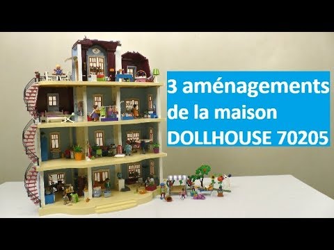3 aménagements de la maison traditionnelle Playmobil 70205