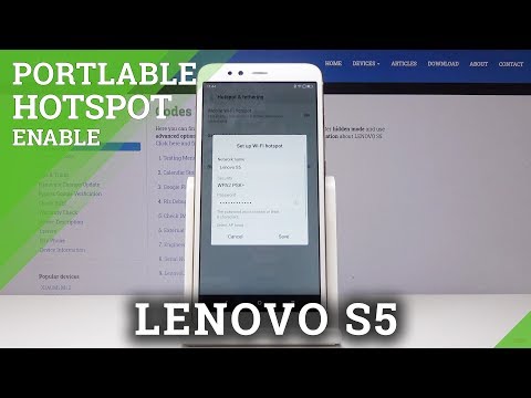 How to Share Network on LENOVO S5 - Portable / Mobile Hotspot