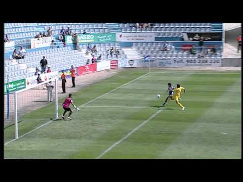 Gol de Antonio Hidalgo (2-0) en el CE Sabadell - Hércules CF Ronda 2 Copa del Rey