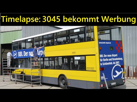 In Zeitraffer bekommt Traditionsbus 3045 BBI-Werbung | ATB-News [7/2020]