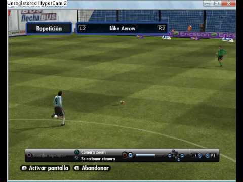Gol de media cancha de tevez (PES 2008)