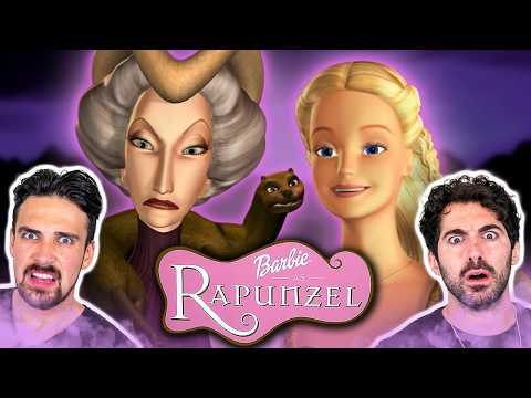 Grown men watch *BARBIE AS RAPUNZEL* (weasel had us WHEEZING) | First time Watching | Movie Reaction