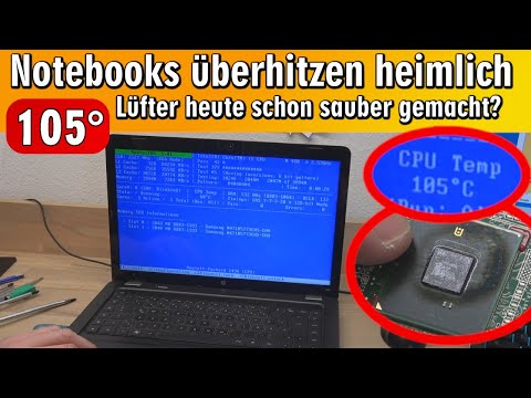Notebooks überhitzen heimlich 🔥 105 Grad ⭐ Lüfter heute schon sauber gemacht?