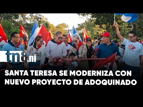 ¡Adiós al lodo! Inauguran importante proyecto de adoquinado en Santa Teresa