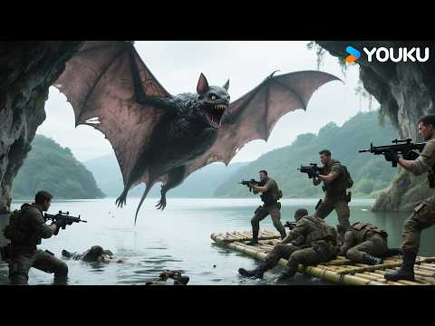 🦇💥🔫Mutant Bats SWARM Mercenaries! | Snake Girl | YOUKU MONSTER MOVIE