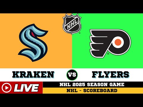 LIVE : Philadelphia Flyers Vs Seattle Kraken | NHL 2025 | NHL Live SCOREBOARD | 12/29/2025