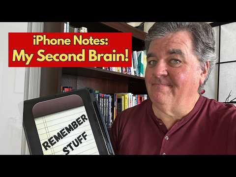 I'm 68 - Here's what I do to remember stuff - Apple Notes for Seniors