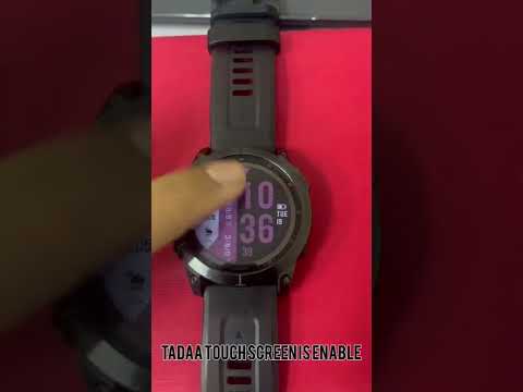 Garmin Fenix 7 series touch screen
