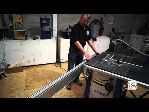 Scheppach PRECISA 3.0 Sawbench -  How to Adjust the Sliding Table