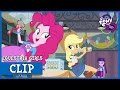 Pinkie Pie And Applejack At CHS MLP Equestria Girls HD
