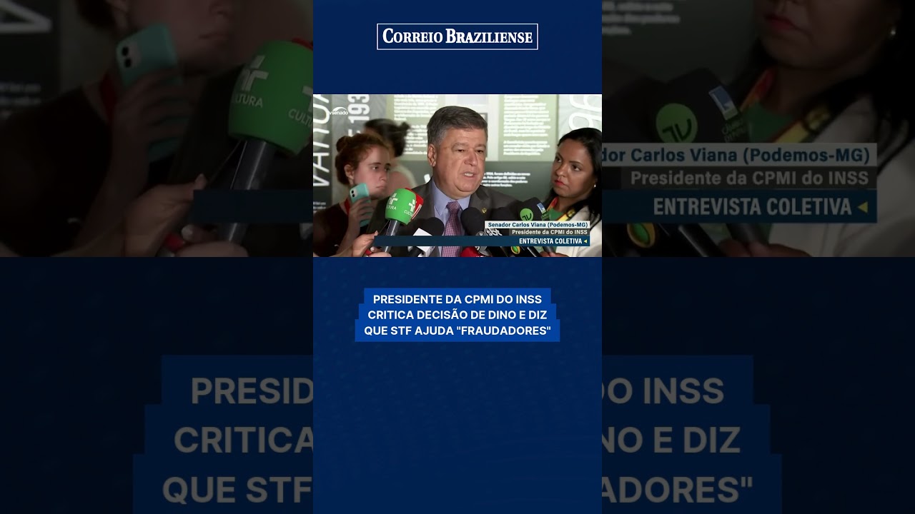 Senador Carlos Viana reafirma compromisso da CPMI com investigações e critica decisão do STF - do ministro Flávio Dino.