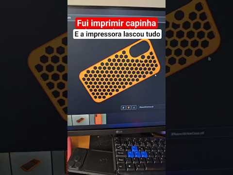 fui imprimir capa de celular e a impressora deu pau #shorts #ytshorts #apple #viral #fyp #3d #fy #yt