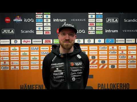 Playoffs BioRex-otteluennakko Ässät-HPK ottelu 1. | 18.3.2025