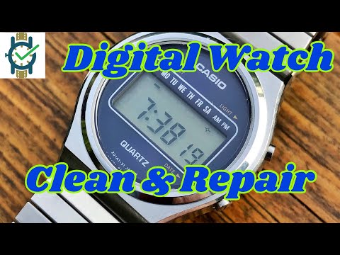 Vintage Digital Watch Clean & Repair