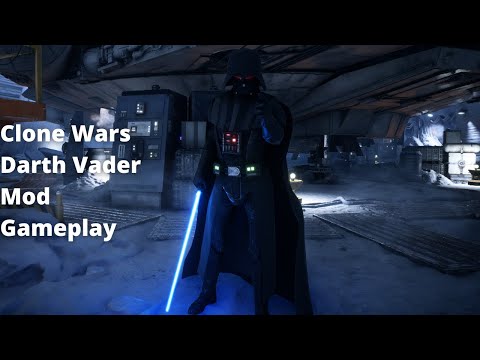 Star Was Battlefront II - Clone Wars Darth Vader Mod Gameplay (Season 7)