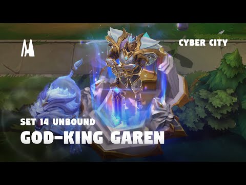 GOD-KING GAREN UNBOUND | FINISHER, BOOM, PORTAL, EMOTES | TFT SET 14