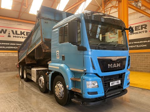 SOLD: MAN TGS 32.400 *EURO 6* 8X4 STEEL TIPPER - 2017 - WR17 YNG