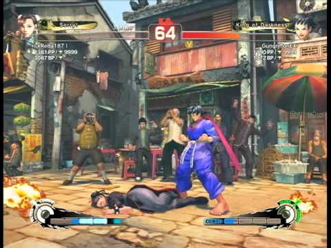 Super Street Fighter 4 AE - GungriffonEX(Makoto) vs |kRe8a187|(Chun-li)