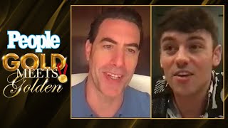 Sacha Baron Cohen Meets Tom Daley | Gold Meets Golden | PEOPLE video