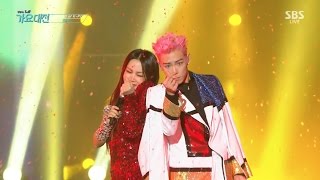 T.O.P X Uhm Jung Hwa - ‘D.I.S.C.O’ in 2016 SBS Gayodaejun