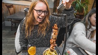 Amazing HANGING KEBAB! + Our Final Day in Birmingham, England!