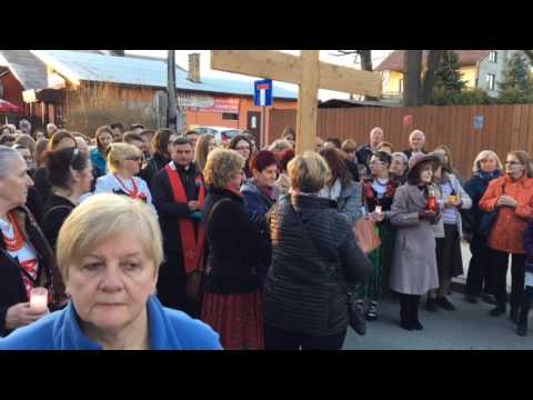 Droga Krzyżowa ulicami Rabki-Zdroju - Goral.Info.Pl - 31.03.2017