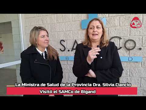 DRA SILVIA CIANCIO MINISTRA DE SALUD DE SANTA FEEN BIGAND