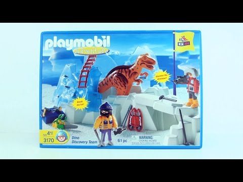 Playmobil Tyrannosaurus Rex in Ice - Expedition Dino Discovery - RARE Expedition Arctic Dinosaur set