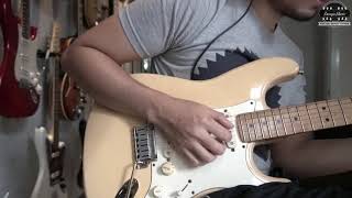 Video thumbnail for Quick demo Fender stratocaster american standard 50th anniversary 1996 by SMOSYU MUSIC