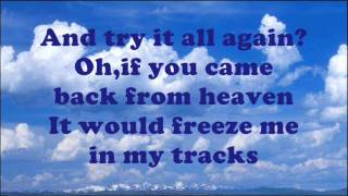 Lorrie Morgan - If You Came Back From Heaven (Lyrics On Screen)