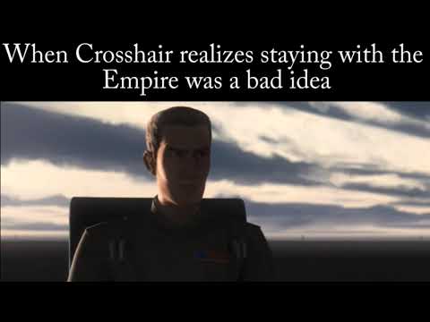 When Crosshair realizes staying with the Empire was a bad idea (BAD BATCH S2 SPOILERS)