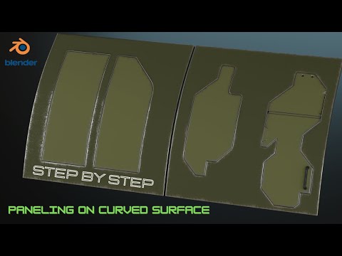 Blender 3.4 Hard Surface Modeling Sci Fi Panels #blender #hardsurfacemodeling #hardops