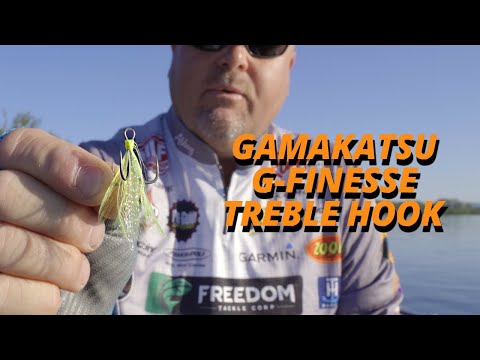 The Gamakatsu G-Finesse Feathered MH Treble Hook with Jeremy Lawyer