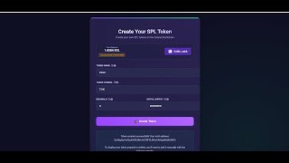 How To Create A Solana Token Maker Dapp