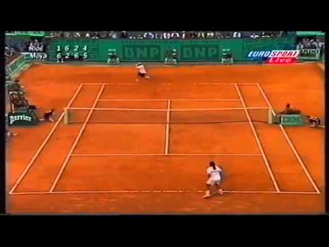 Marcelo Rios  la mejor forma de sacar un match point
