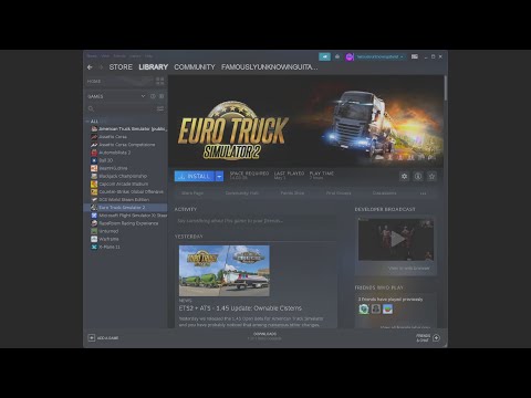 ETS2-HOW TO GET THE BETA 1.45-STEAM-EURO TRUCK SIMULATOR 2