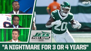 Bart Scott, Willie Colon, and Connor Rogers on Breece Hall's comments about years of losing on Jets