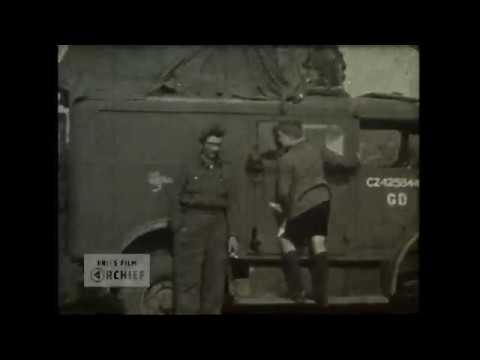 Canadezen bij Nijland; Bevrijdingsoptocht Leeuwarden, 1945